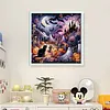 Halloween Castle-11CT Stamped Cross Stitch 50*50cm/19.69*19.69in tapestrymarket