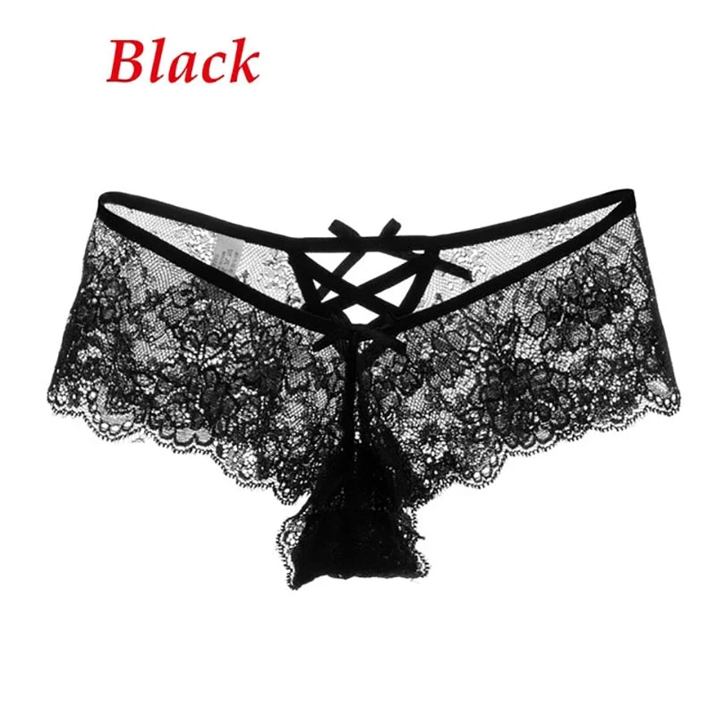 Women's Sexy Panties Lace Underwear Low Waist Panties Mesh Panties Floral Underwear Women's Seamless Panties Panties