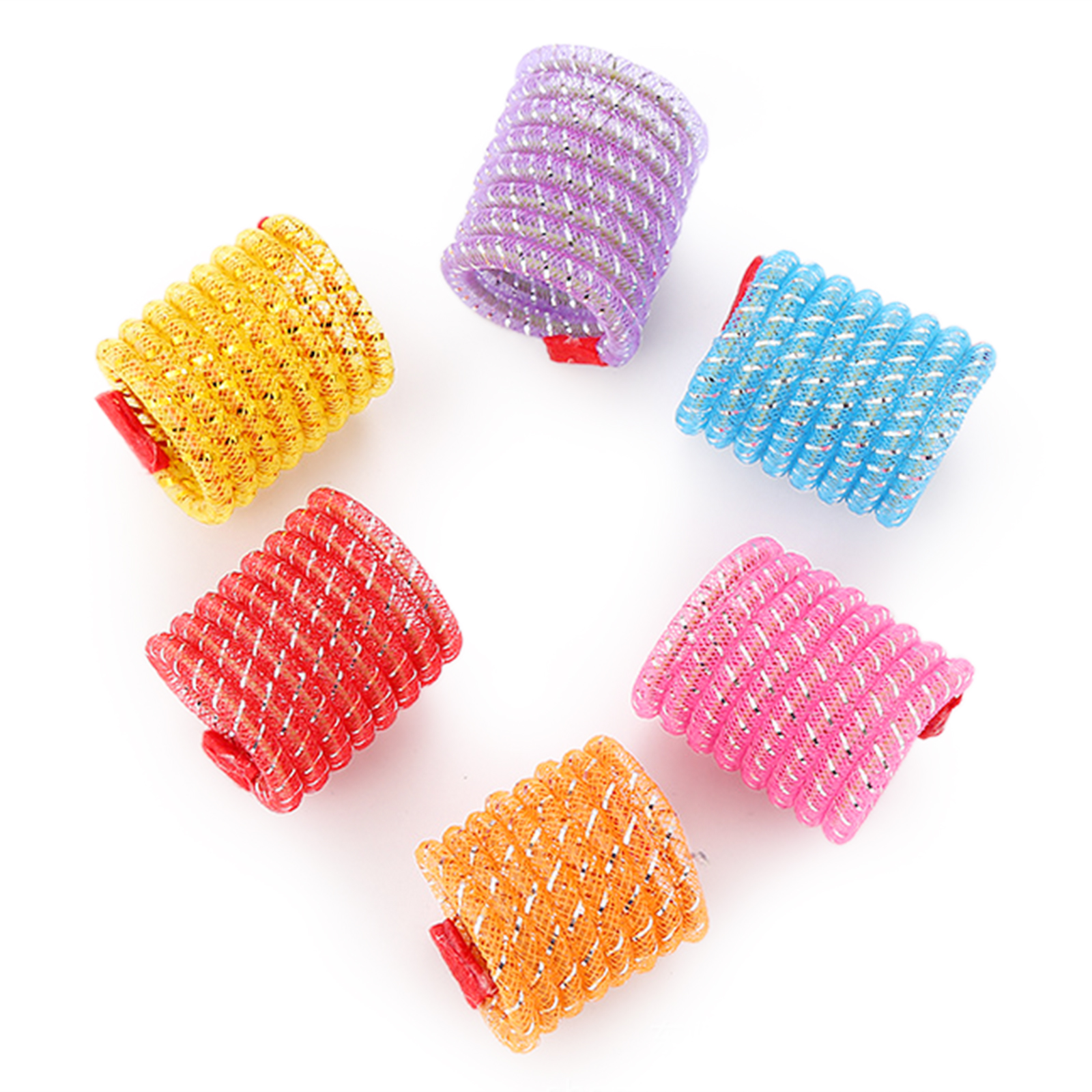 

Pet Springs Toy, 5 Pack Kitten Cat Coil Spiral Springs Toys, Random Color, 501 Original