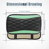 Car Center Console Cover, Universal Leather Waterproof Armrest Seat Box Cover Protector, Comfortable Car Decor Accessories Fit for Most Cars, Vehicles, SUVs-Light green