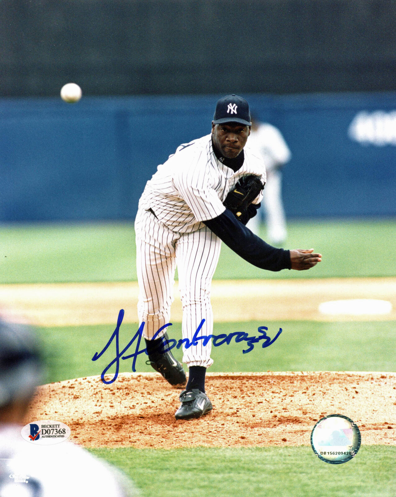 Yankees Jose Contreras Authentic Signed 8x10 Photo Poster painting Autographed BAS #D07368