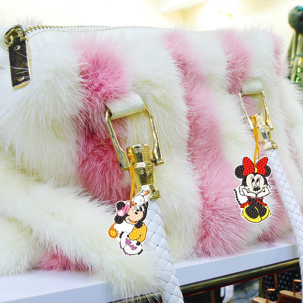 10pcs Disney Crystal Rhinestone Pendants Special Shaped Home Garden Decoration