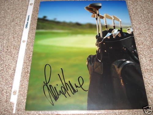 Lorie Kane Sexy LPGA Autographed Signed 8x10 Golf Photo Poster painting