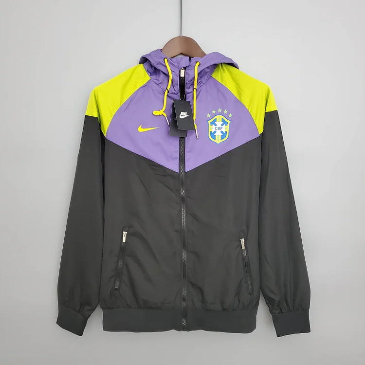 Brazil National Team Windbreaker Purple-Black