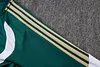 Joyfball 2026/2027 Kids Size Italy Long Zipped Jacket green Soccer Jersey