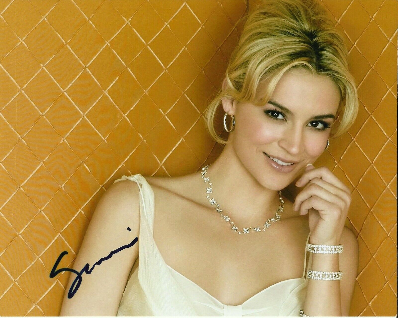 SAMAIRE ARMSTRONG SIGNED SEXY Photo Poster painting UACC REG 242 FILM AUTOGRAPHS (3)