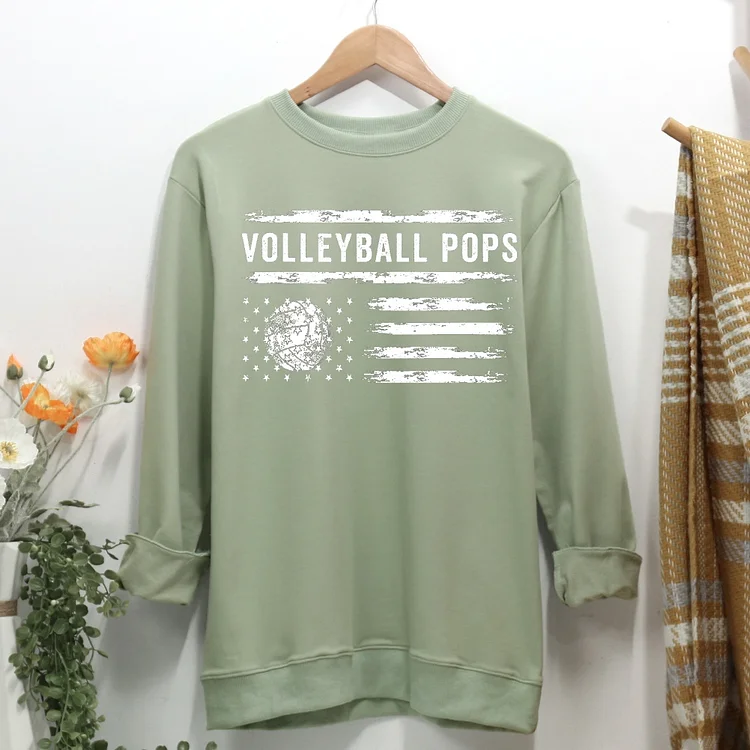 Volleyball POPS Women Casual Sweatshirt