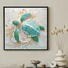 Blue Rhinestone Turtle 5D DIY Partial Drill Diamond Painting Kits Adults