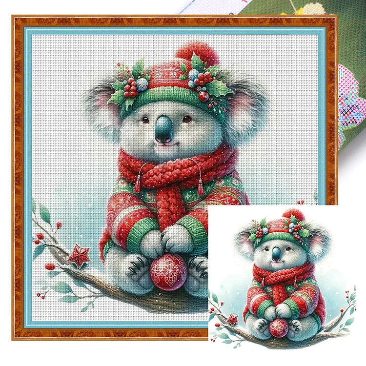 Winter - Printed Cross Stitch 18CT 30*30CM