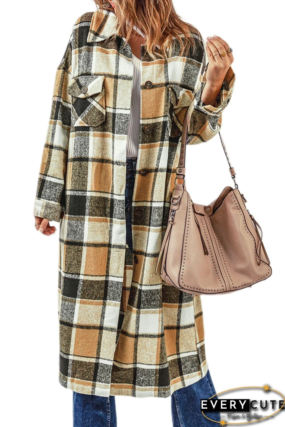 Pocketed Grid Pattern Overcoat