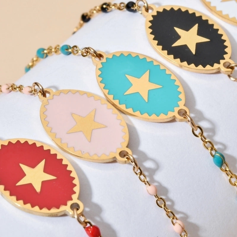 Minimalist Star Stainless Steel Bracelets In Bulk