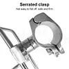 Stainless Steel Rail Mounted Clamp on Rod Holder Double Wire Fishing Rod Holder