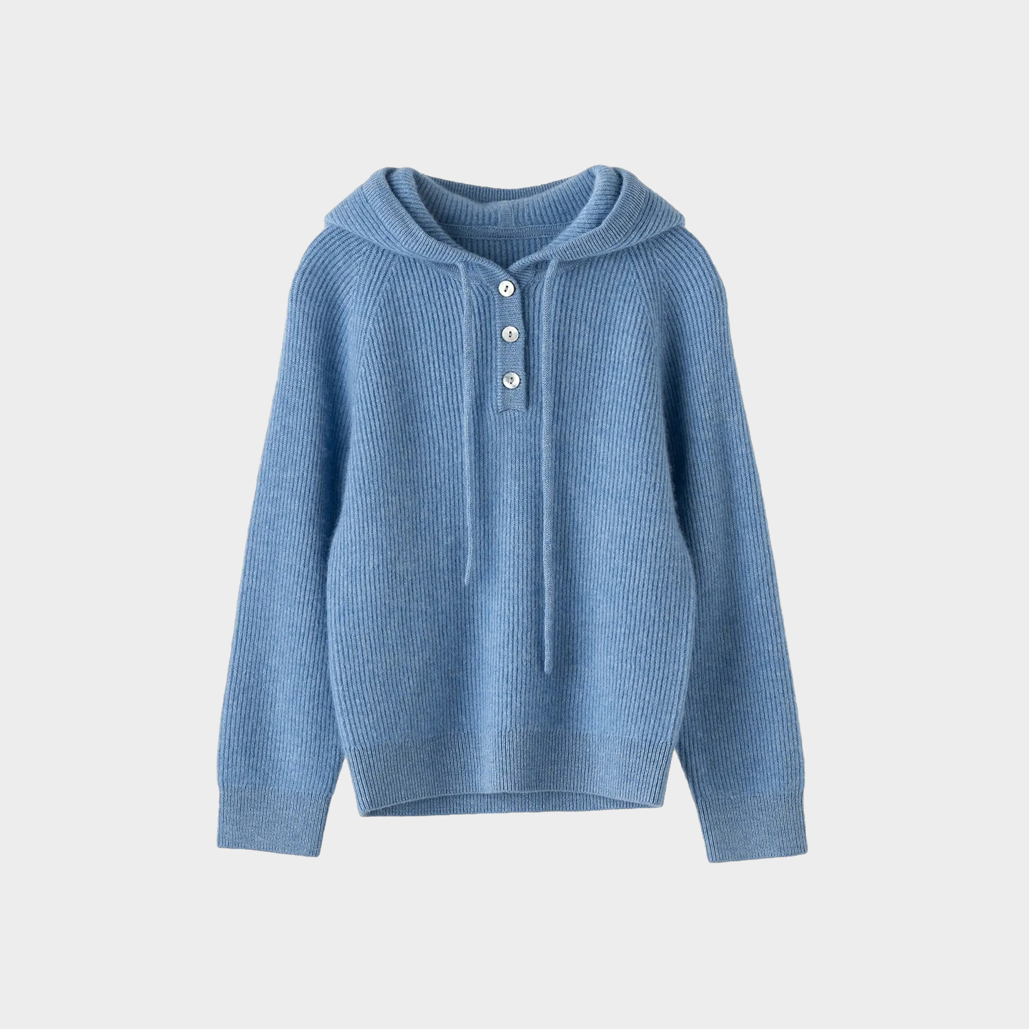Kid's Hooded Knitted Cashmere Sweater REAL SILK LIFE