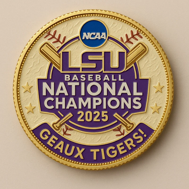 LSU Tigers 2025 National Champions Commemorative Coin