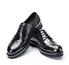 Handmade Alligator Shoes Modern Classic Brogue Lace Up Leather Lined Perforated Dress Oxfords Shoes