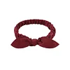Plain Colors Bowknot Elastic Hair Head Bands