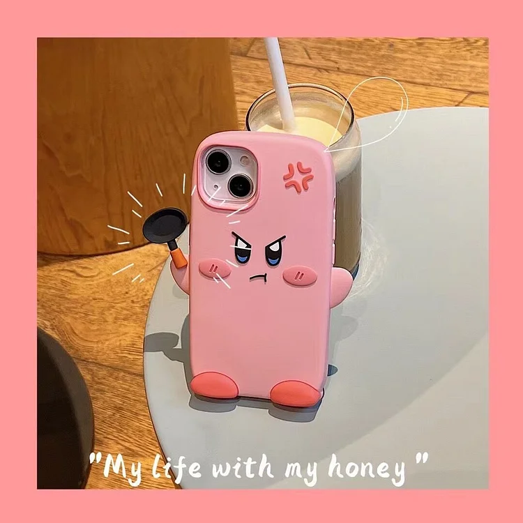 Cute Angry Kirby Phone Case