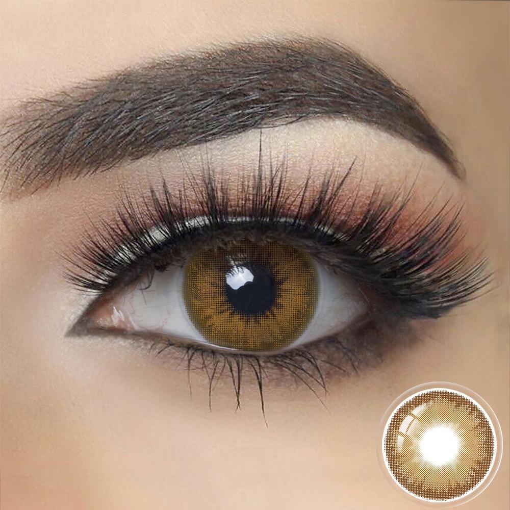 Diamond BROWN SHADOW Colored Contact Lenses