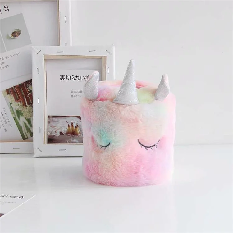 Kawaii Plush Unicorn Tissue Box