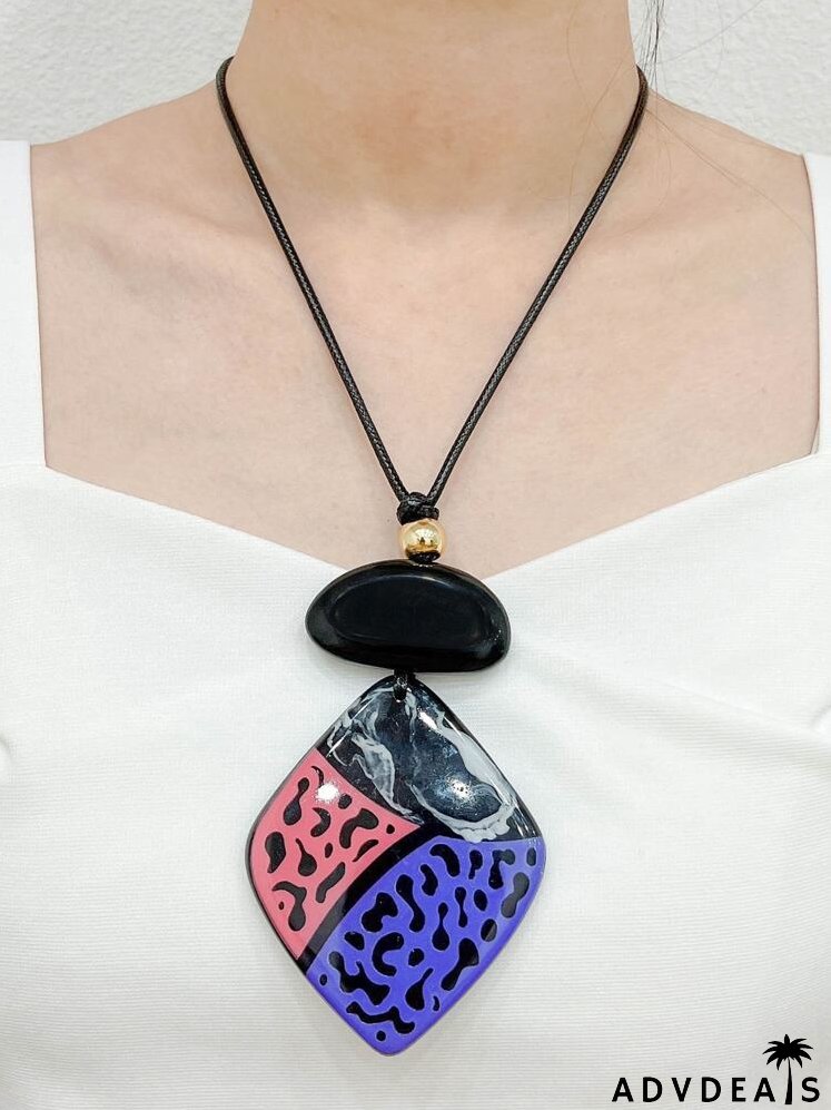 Geometric Charm Necklace