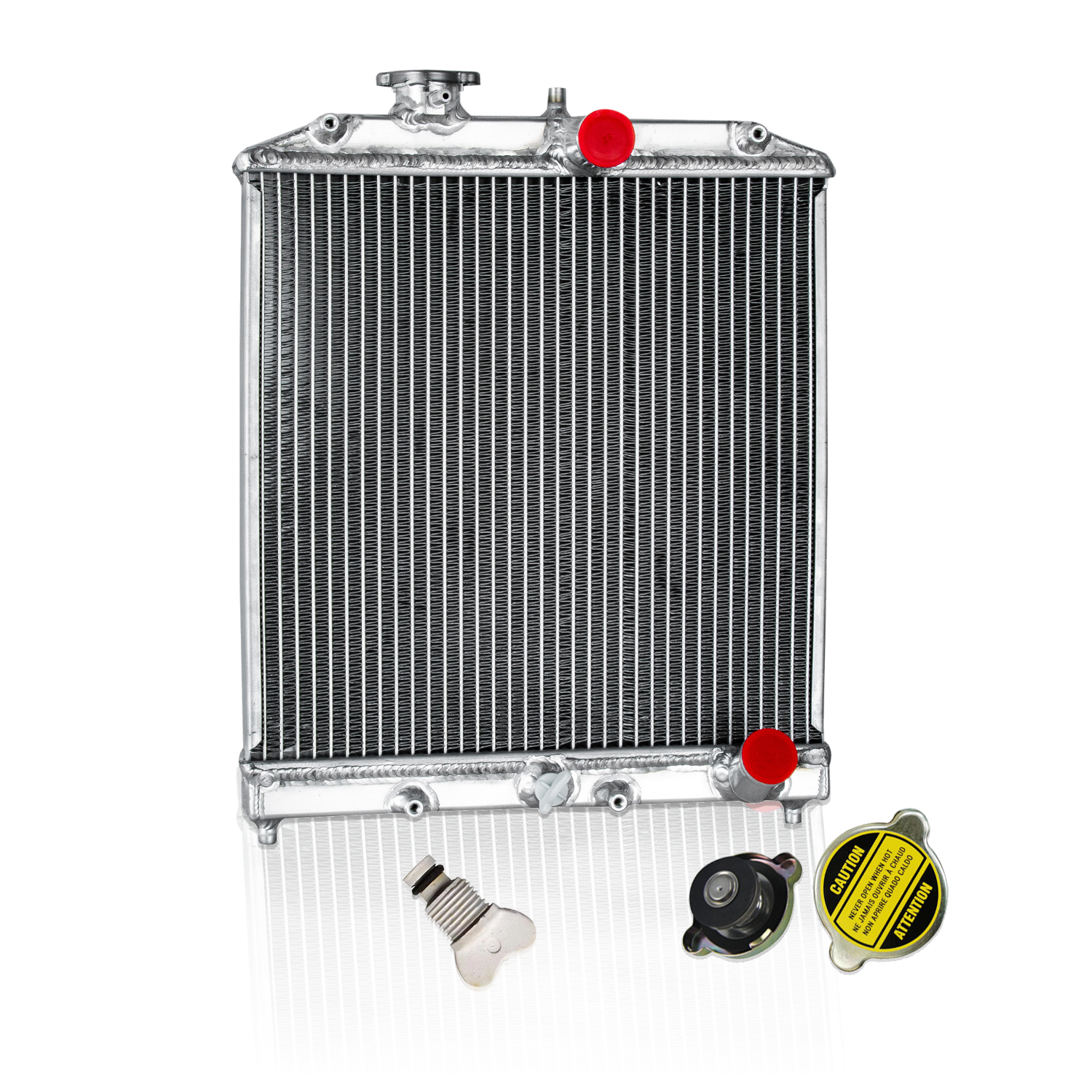 Alloyworks 1 Row Radiator For 1992-2000 For Honda Civic EG EK Del Sol ...