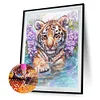 Diamond Painting-DIY Full Round Drill Tiger
