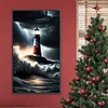 (40*70cm)Lighthouse - Round Partial AB Drill Diamond Painting
