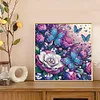 Schmetterling und Blume - speziell geformtes Diamond Painting - 30*30cm