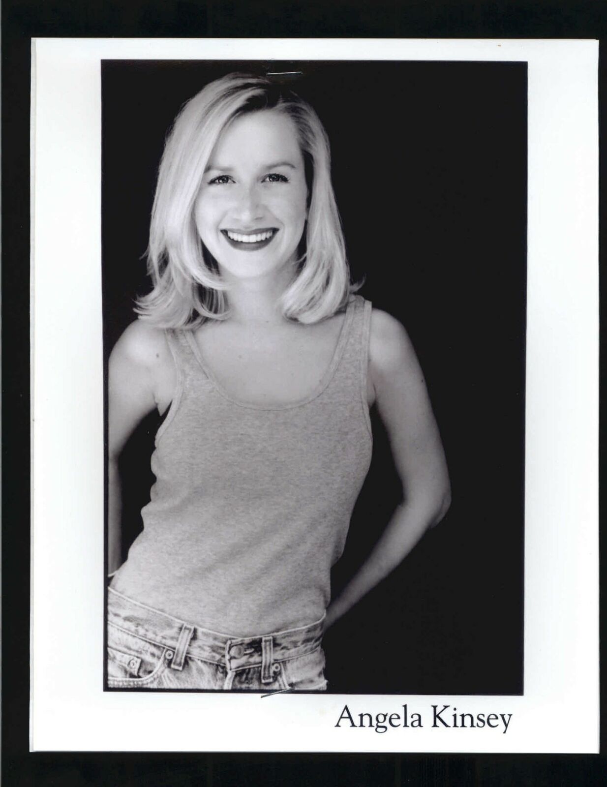 Angela Kinsey - 8x10 Headshot Photo Poster painting w/ Resume - The Office