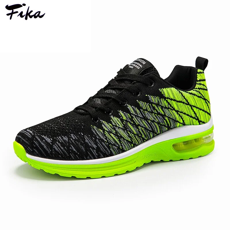 2021 Breathable Outdoor Running Shoes Summer Men's Air Cushion Sneakers  Air Sole Women Jogging Sneakers Men's Mesh Casual Shoes