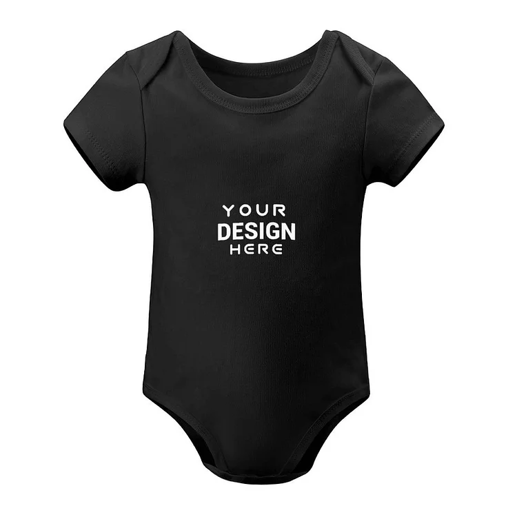 Personalized Design Children  Short -Sleeve Baby's Bodysuit