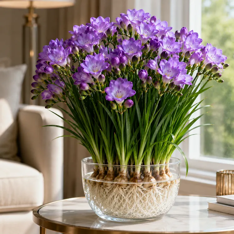 💜Perfume Freesia Bulbs - Grow in Water or Soil