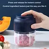 Electric Garlic Chopper 300ML Portable Cordless Mini Food Processor Rechargeable Vegetable Chopper Blender for Nuts Chili Onion Minced Meat and Spices