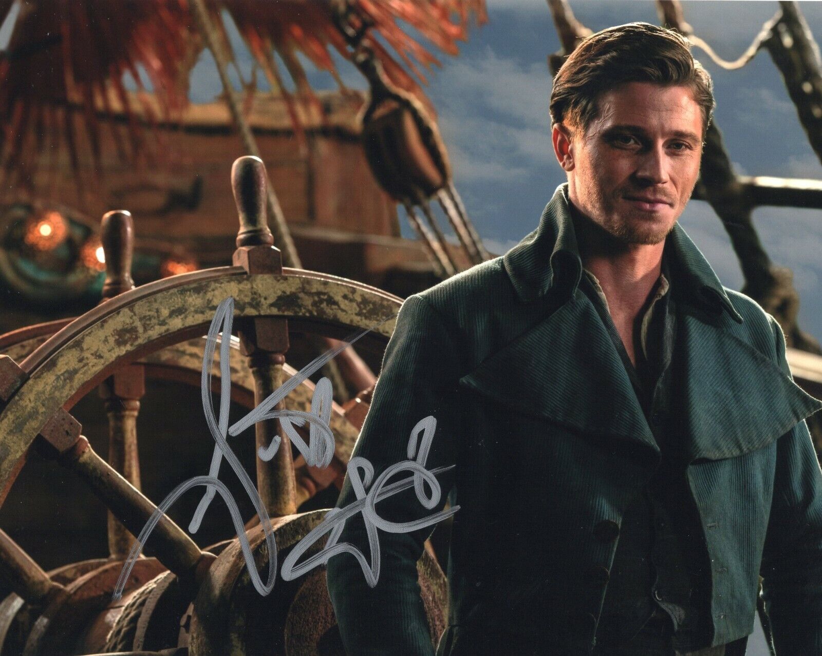 Garrett Hedlund Signed Peter Pan Movie Show 8x10 Photo Poster painting w/COA Hook #1