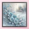 Winter Scenery-11CT Stamped Cross Stitch 40*40cm/15.75*15.75in