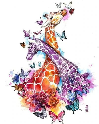 Painting by Numbers for Adults UK - Giraffe