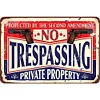 Warning - Vintage Metal Signs(12*16Inch) - Warning