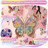 Butterfly Special Shaped 5D DIY Partial Drill Pearl Dot Painting 11.81x15.75Inch Pearl Painting Art Kits Pearl Gem Paintings Picture Arts Craft for Adults Beginners Home Decor