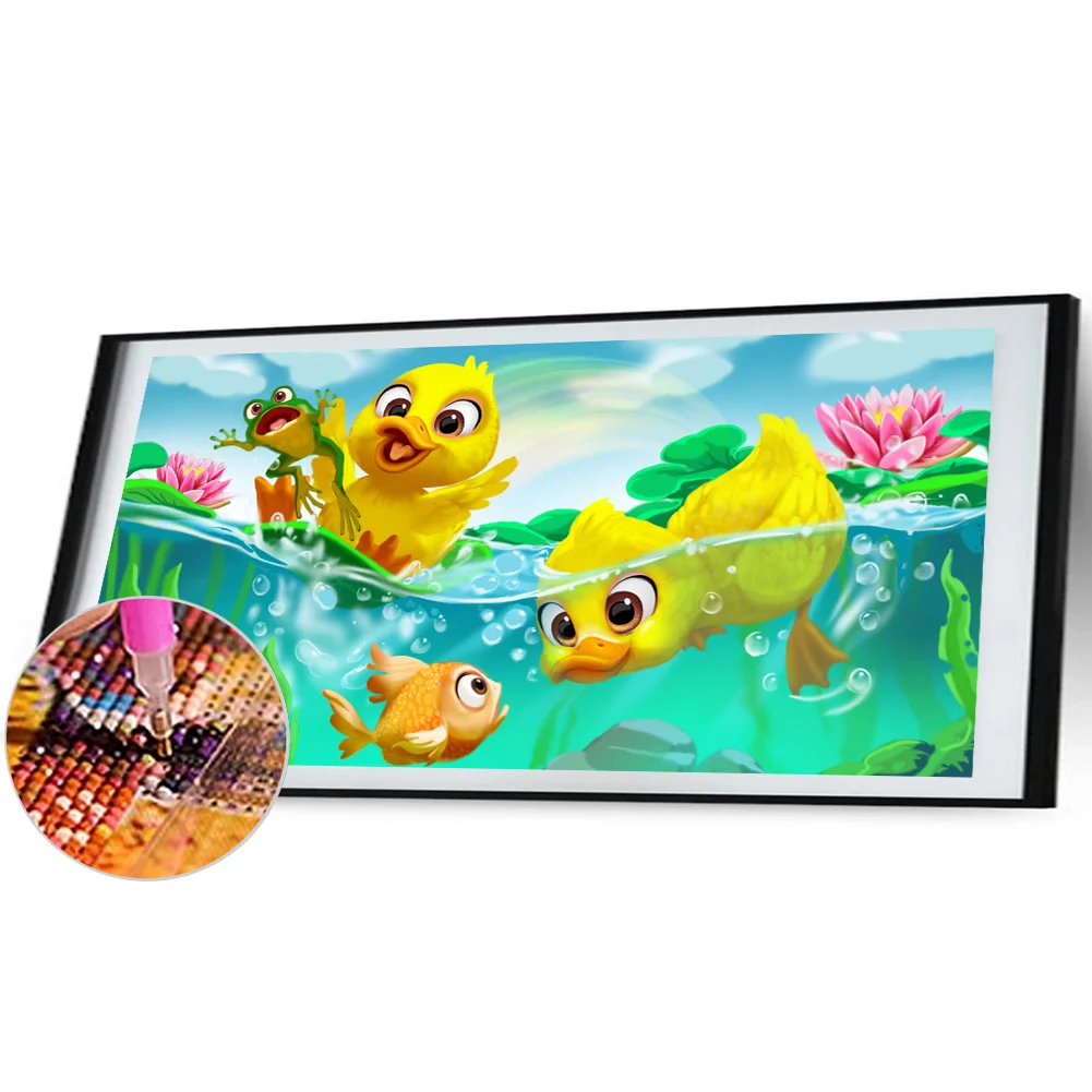 Diamond Painting - Full Round Drill - Duck(60*30cm)