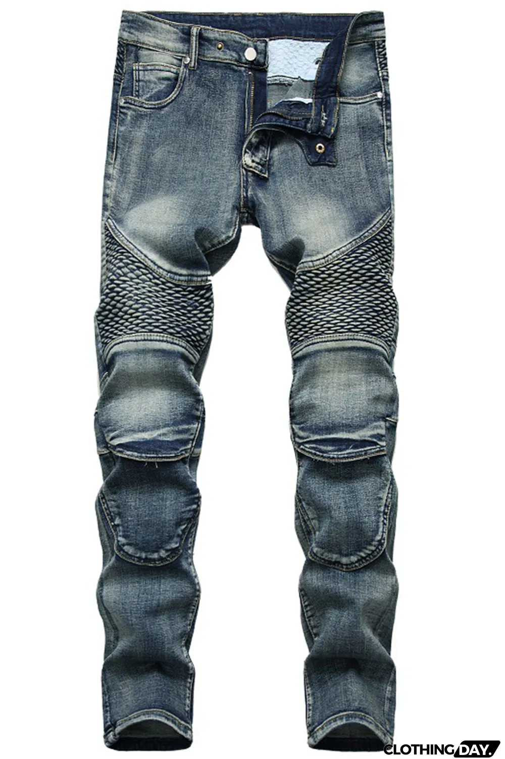 The cowboy blue Street Patchwork Make Old Fold Bottoms