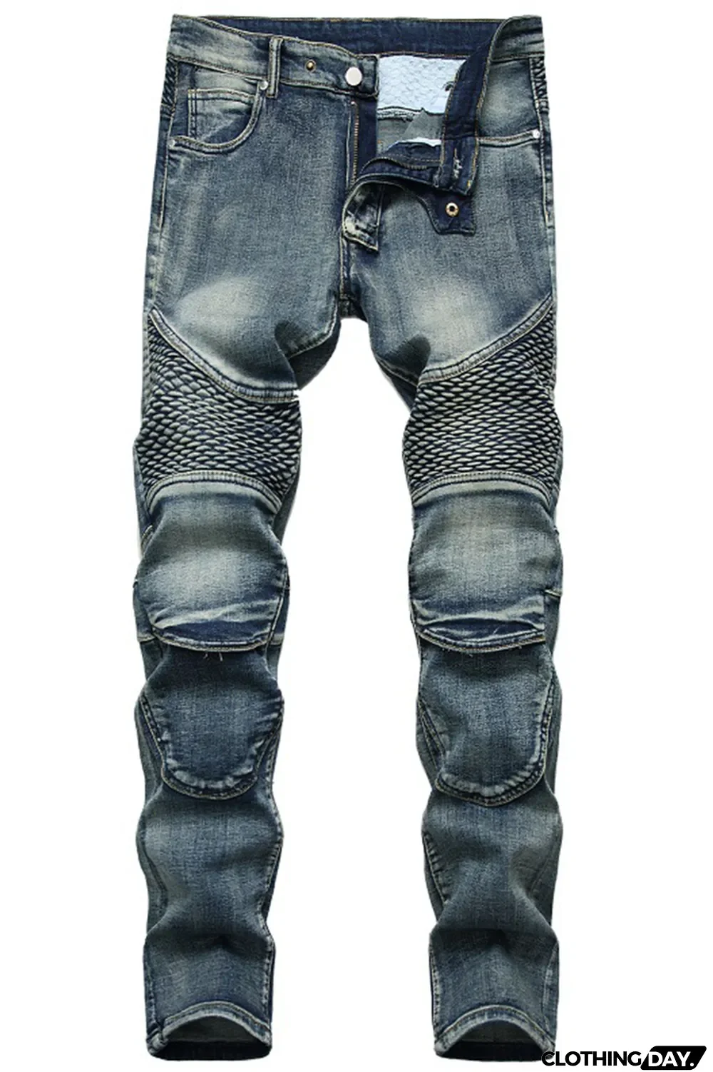 The cowboy blue Street Patchwork Make Old Fold Bottoms