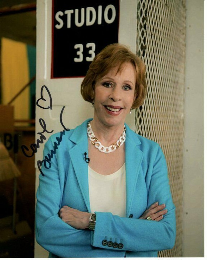 Carol burnett signed autographed studio 33 8x10 Photo Poster painting