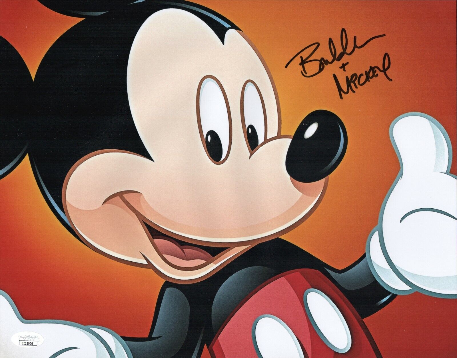 BRET IWAN Signed 11x14 Photo Poster painting MICKEY MOUSE Disney Autograph JSA COA Cert