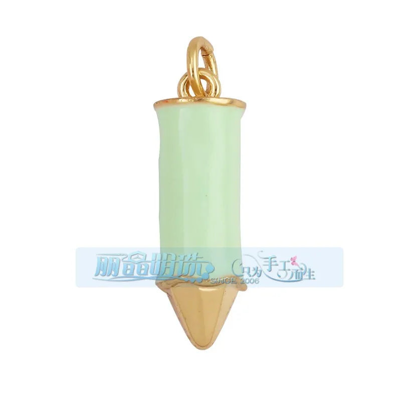 1 Piece 27*7.5mm 6*24mm Copper Lightning Pendant Jewelry Accessories