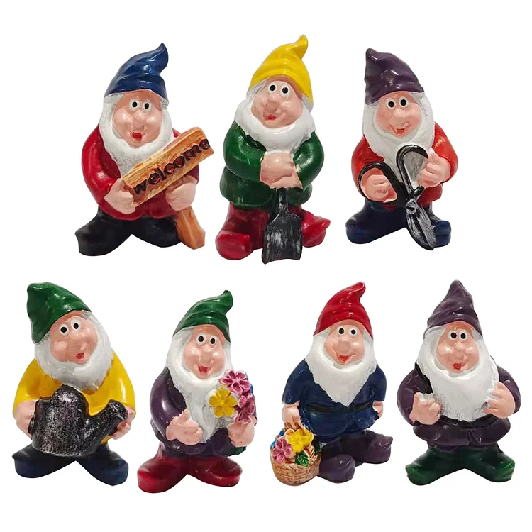 【Ornament】Home Decor Resin Ornaments-Garden Gnomes gbfke