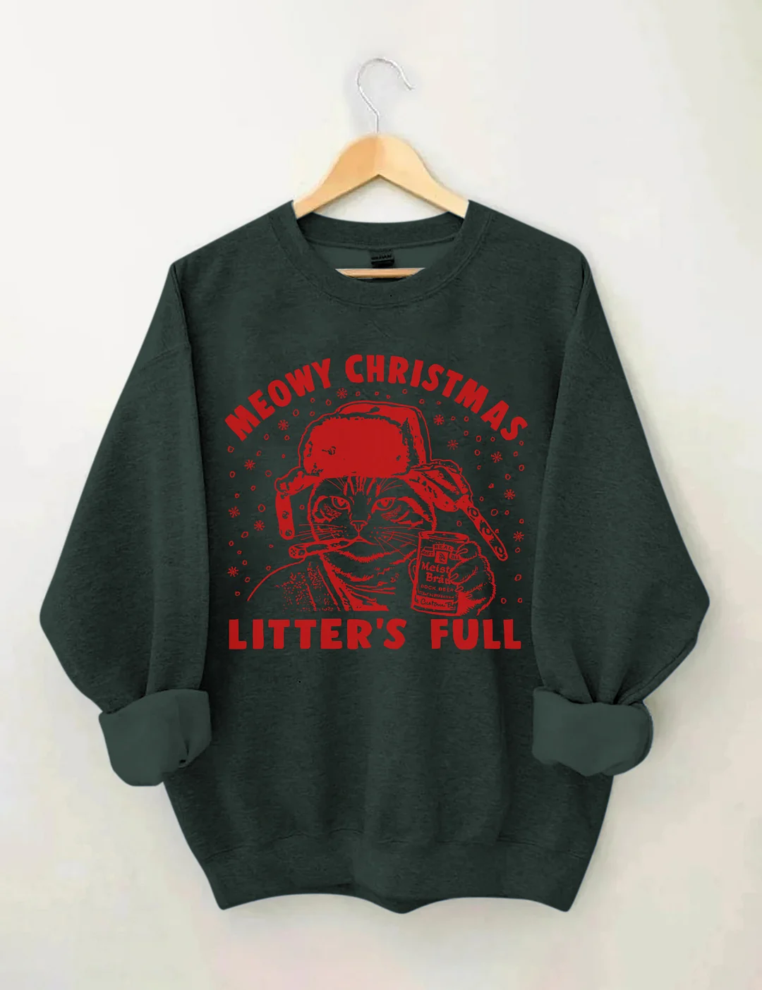 Litters Full Meowy Christmas Sweatshirt