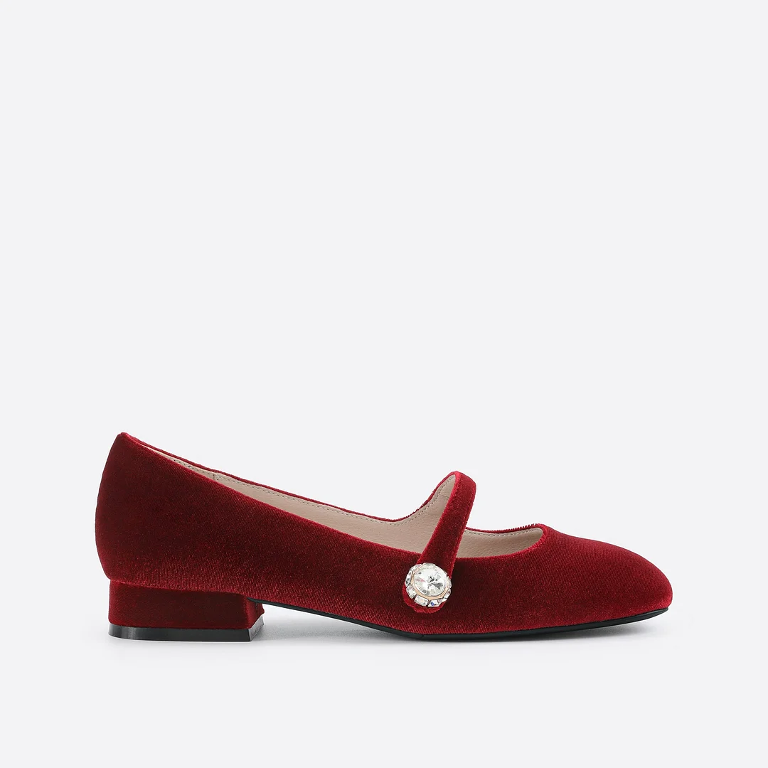 Vintage Slip-on Flat Round Toe Mary Janes