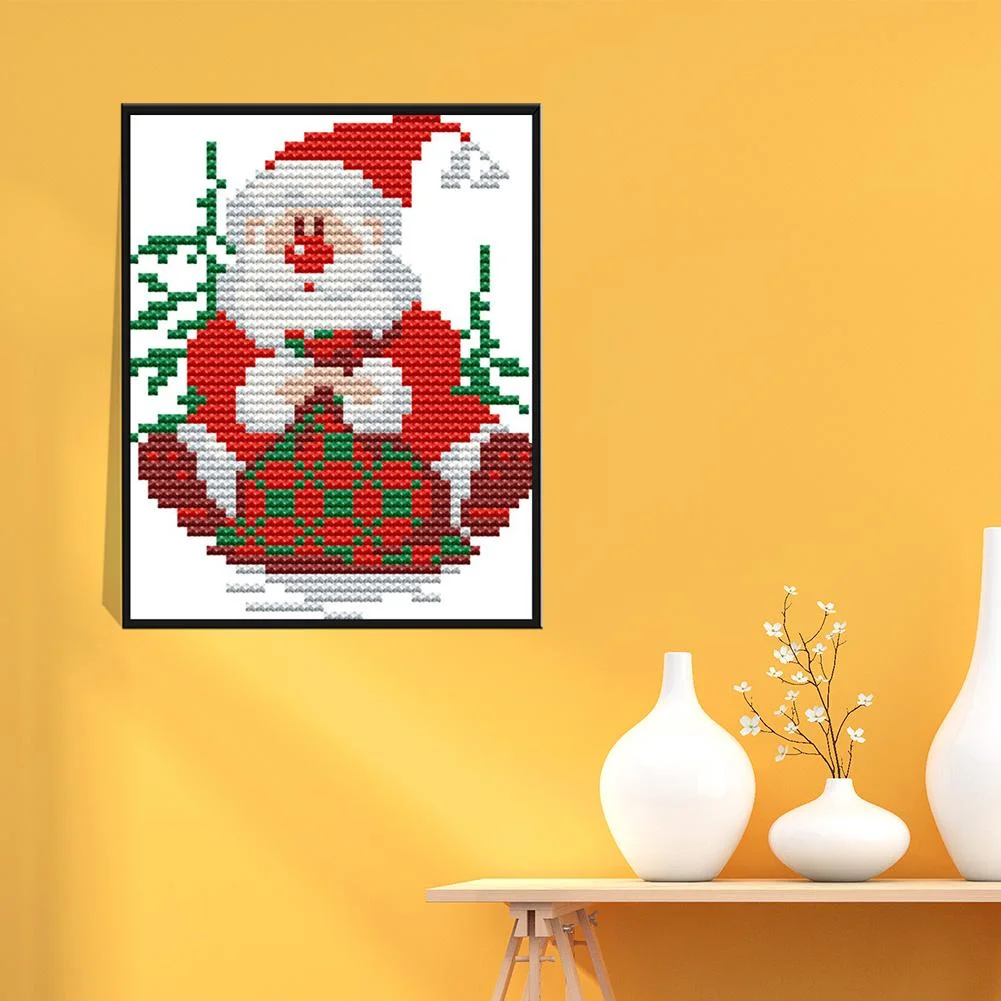 14ct Stamped Cross Stitch - Santa Claus(15*13cm)