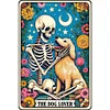 Diamond Painting-DIY Full Round Drill Skull Tarot(40*60M)
