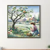 Under The Trees In The Countryside-Full Round Diamond Painting 40*40CM